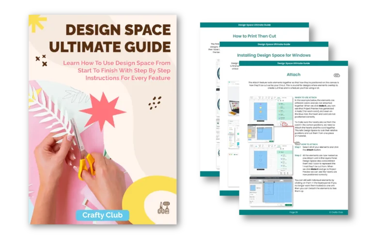 Teach Me Cricut Design Space Handbook - Learn Cricut 2023