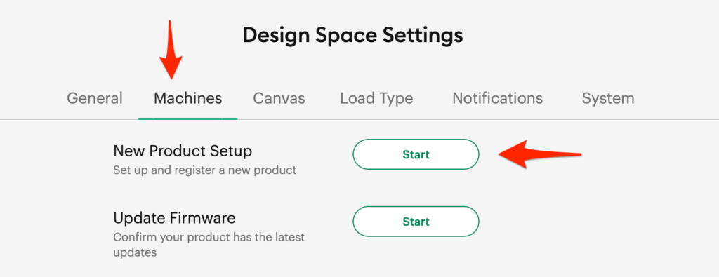 Cricut New Machine Setup